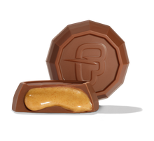 Creamy Peanut Butter Cups enlarged to show texture - USCP2307 - USCP2207-2X