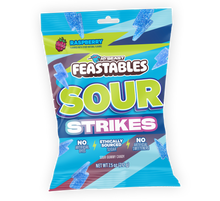 Raspberry Sour Strikes 7.5oz Bag - USGM1005-9X