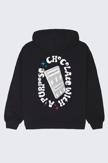 Youth Feastables Retro Hoodie - Black
